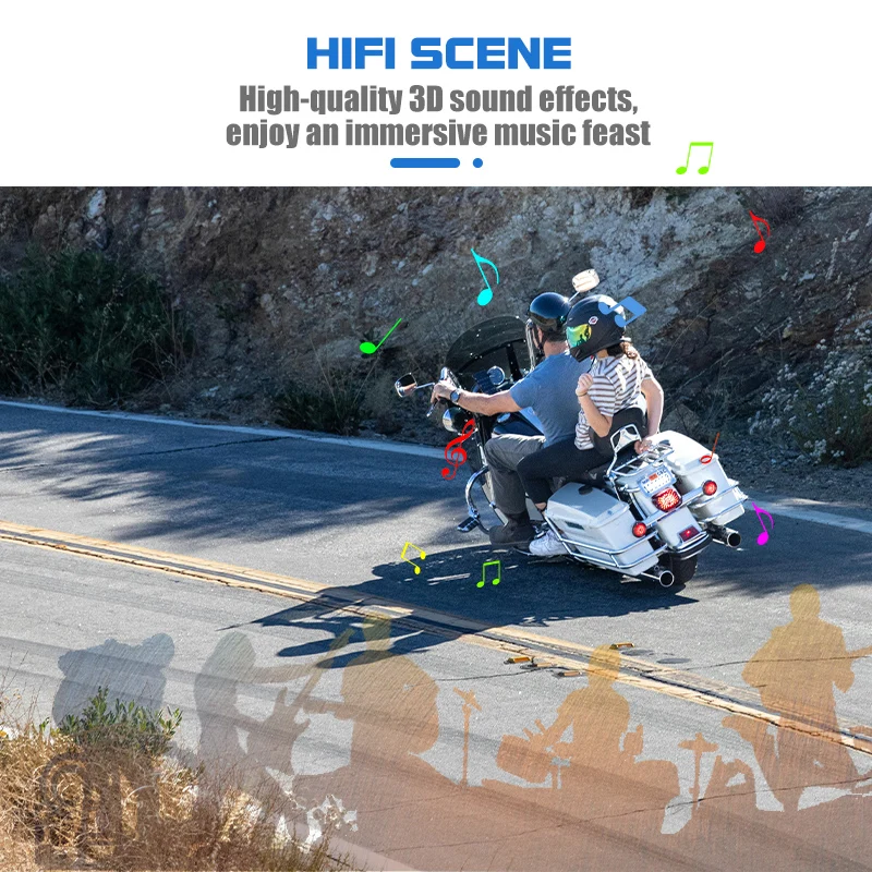 Helmet Intercom Motorcycle MAXTO M2 1000M Wireless Communication Motor Interphone Headset