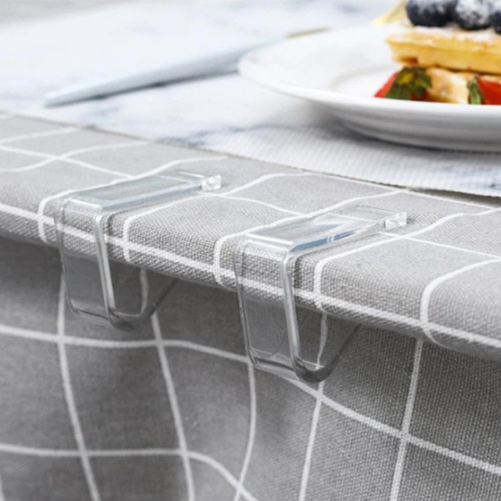 4Pcs Dining Tablecloth Clip Table Clamp Table Cloth Clips Clamp Party Kitchen Dining Bar Linens Textiles Tablecloths