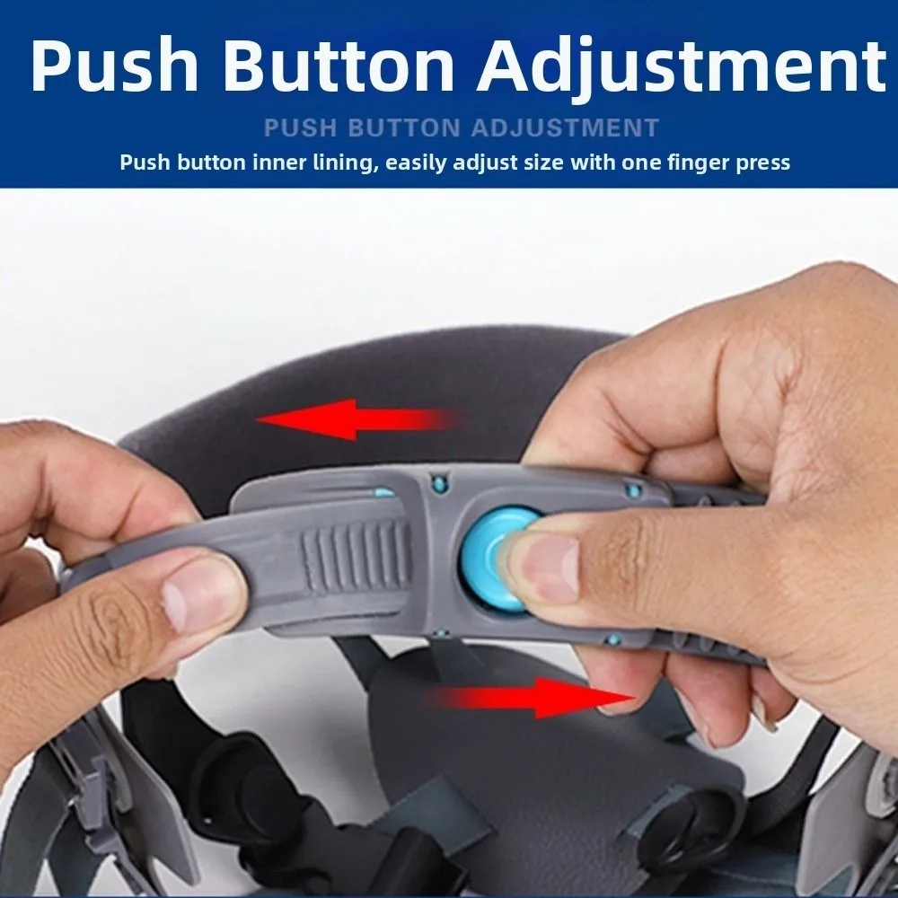 4/8 Point Hard Hat Suspension Breathable Knob/Button Safety Helmet Liner Bumpsproof Adjustable Bump Cap Insert Industrial Use
