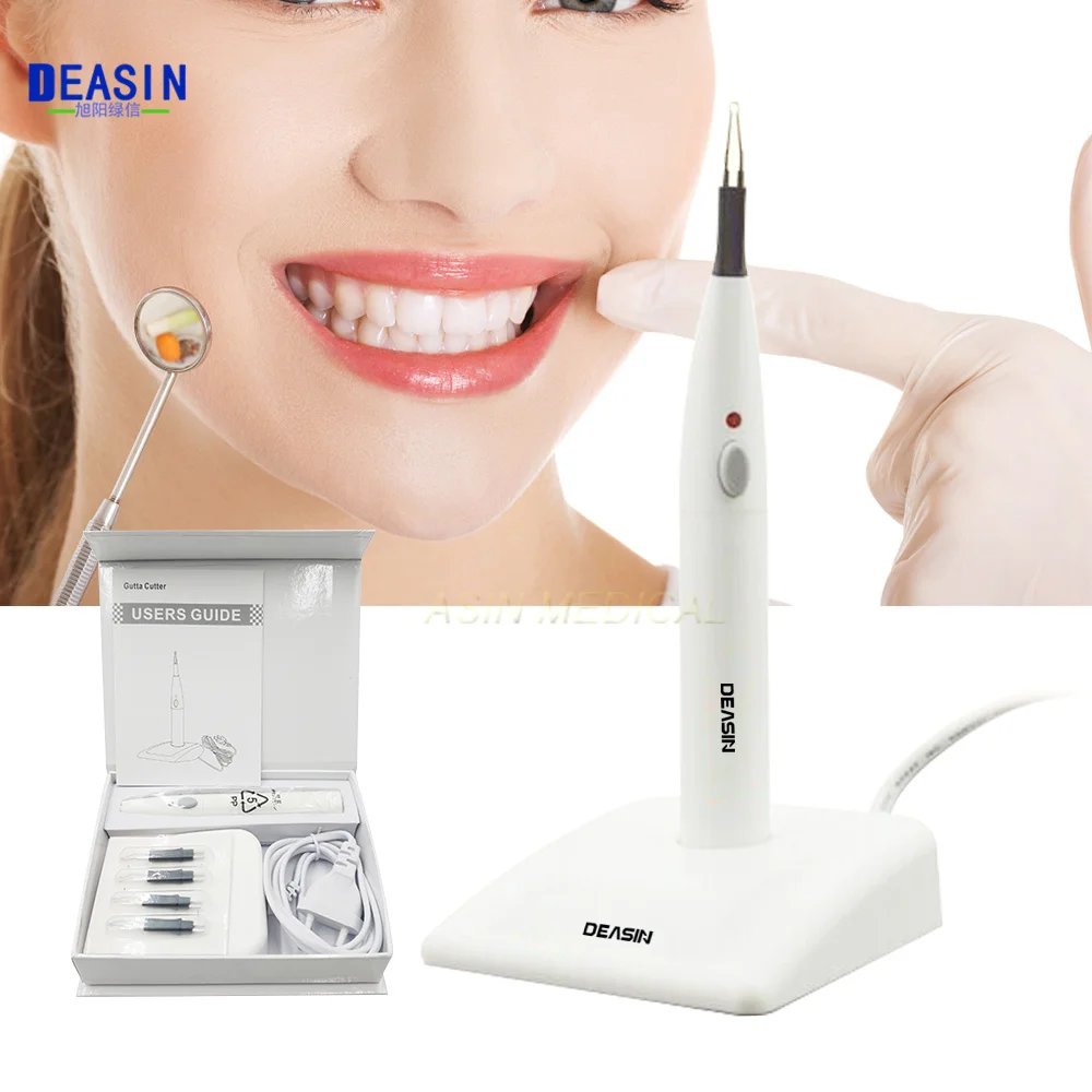 Dental Teeth Whitening Oral Hygiene Endo Gutta Tooth Gum Cutter Dental Cutta Percha with 4 Tips Dentistry Tools