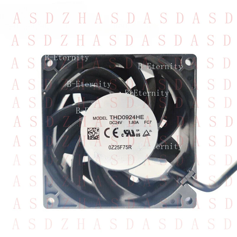 Вентилятор Delta THD0924HE DC 24V 1.8A 92*92*38MM, 4-проводной, 11000 об/мин, с большим объемом воздушного потока