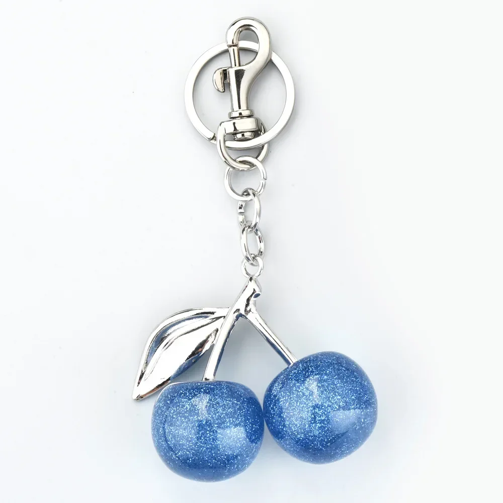 

2025 Multi-color cherry lock ring, accessories, bag pendant, fashionable and personalized bag pendant, fruit pendant