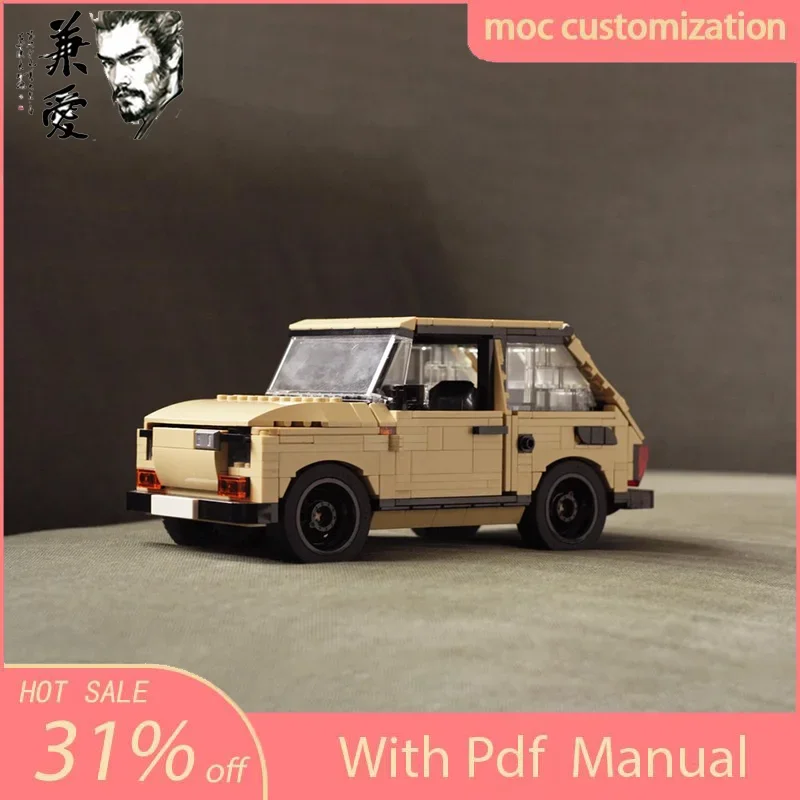 705 pièces Moc Polski Fiat 126p Speed Champion Supercar Blocs de construction Technic Jouets de garage créatifs de course Cadeaux en briques
