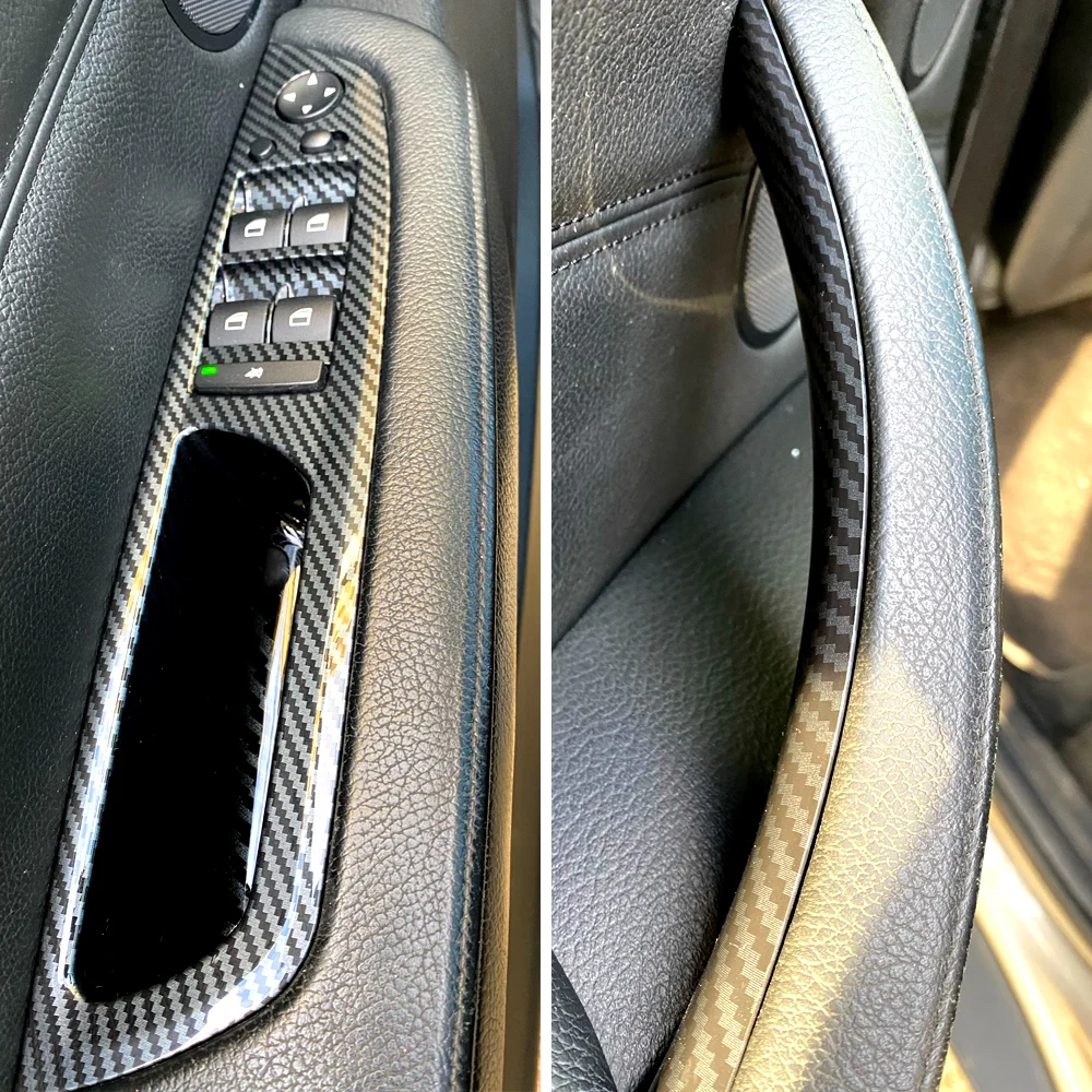 

LHD 4PCS Set Left Front Armrests Door Pull Handle Kit Replacement Driver's Seat Interior Door For BMW E70 E71 X5 X6 2007-2013