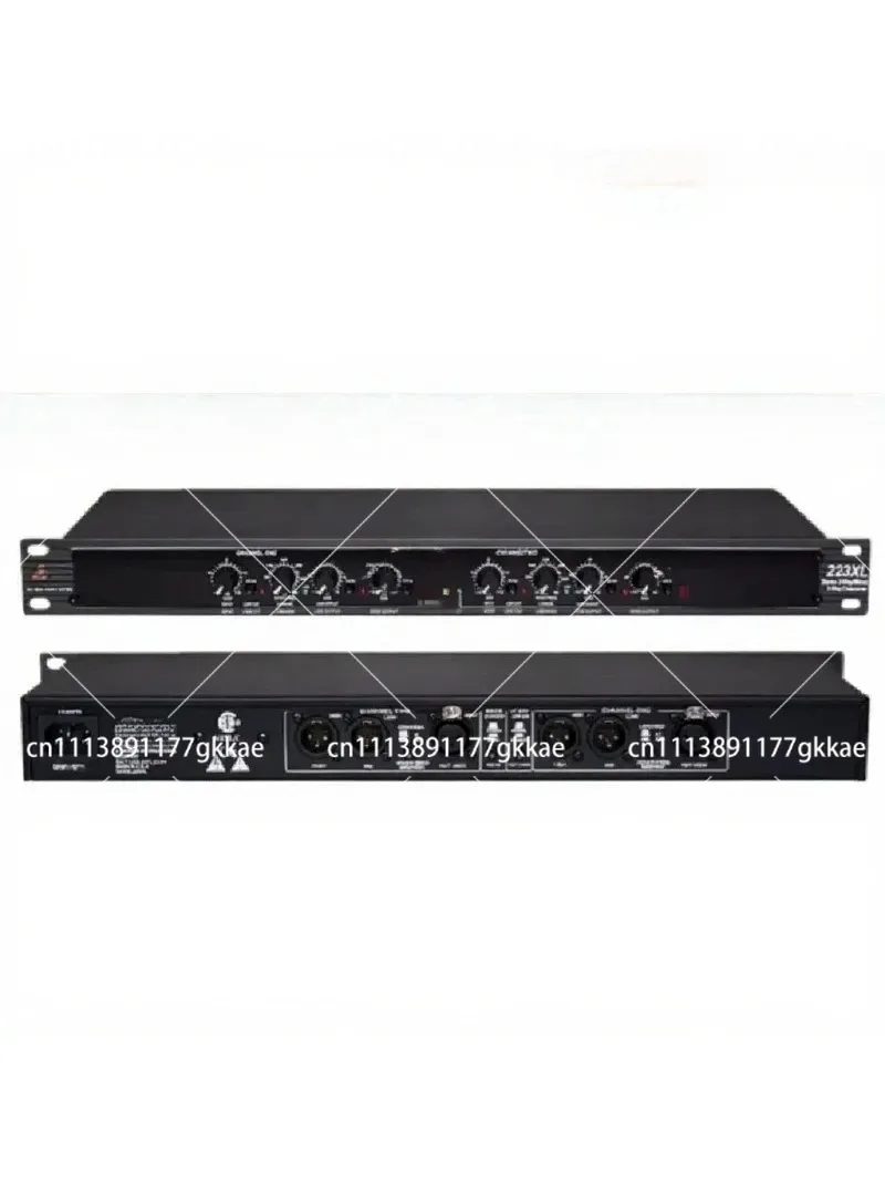 Professional Audio Crossover 2 Way 3 Way Frequency Divider Rack Mount for PA System Stage Studio