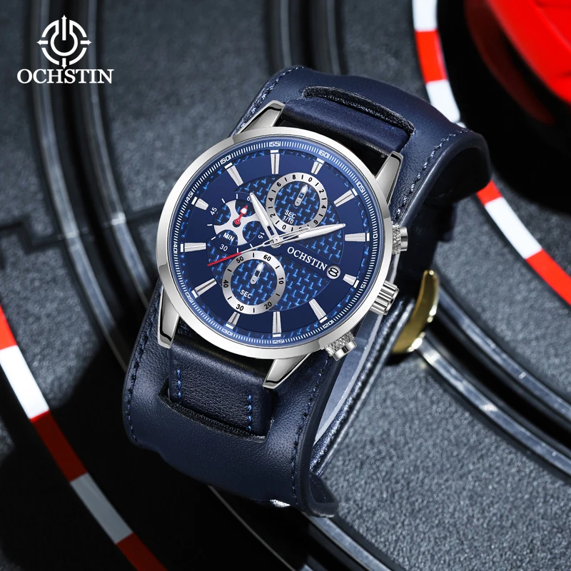 Ochstin's New Sports Street Craftsmanship Series 2024 Wind Multi functional Quartz Movement Men's Quartz Watch