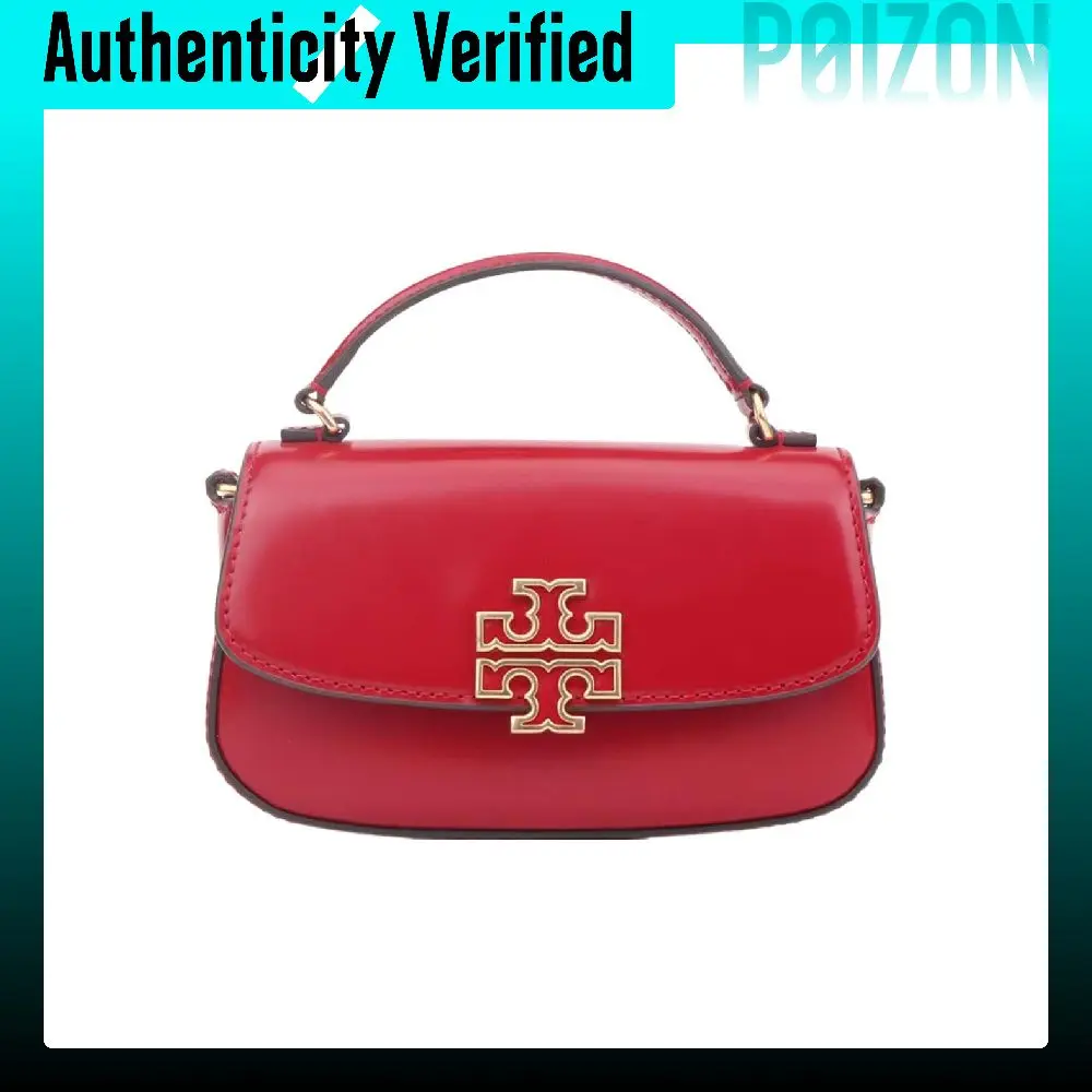 TORY BURCH Tory Burch Britten Cow Leather Shoulder Bag, Crossbody Bag, Handbag Mini Women's Red 153726-600