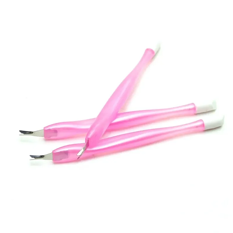 ที่ตัดหนังกำพร้าเล็บมือและเล็บเท้า 2 แบบ ทำจากสแตนเลส ใช้สำหรับตัดแต่งหนังกำพร้า ขจัดหนังกำพร้าที่ตายแล้ว ด้วยเจลยูวี