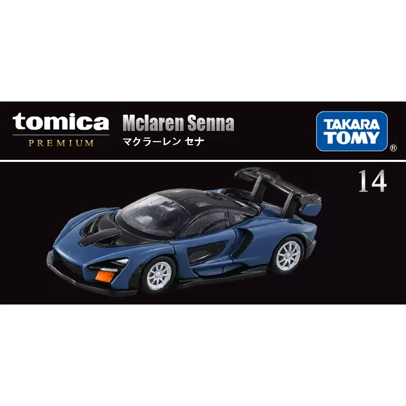 Takara Tomy Tomica Premium TP14 Mclaren Senna Blue Diecast Model Toy Car New in Box