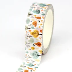 NEW 1PC 10M Decorative Cute Elegant Autumn Trees Washi Tape for Scrapbooking Journaing Adhesive Masking Tape Papeleria