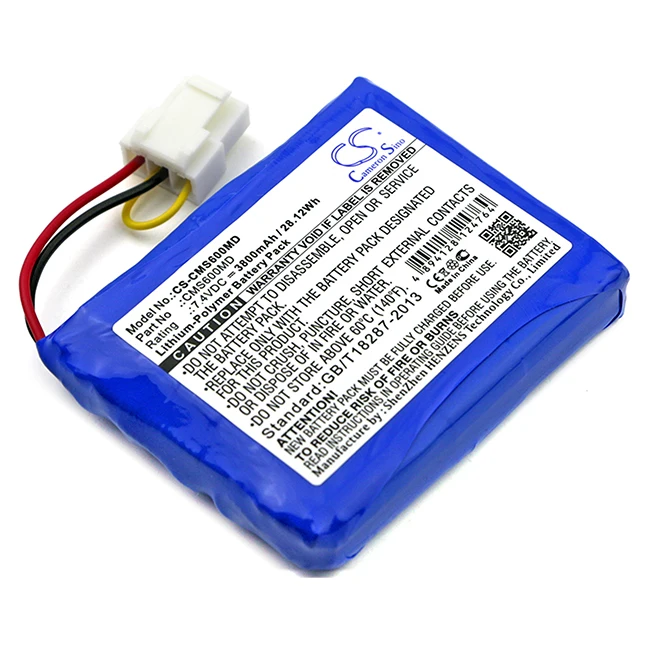 Cameron Sino 3800mAh Battery For CONTEC CMS6000 MONITOR 88889457