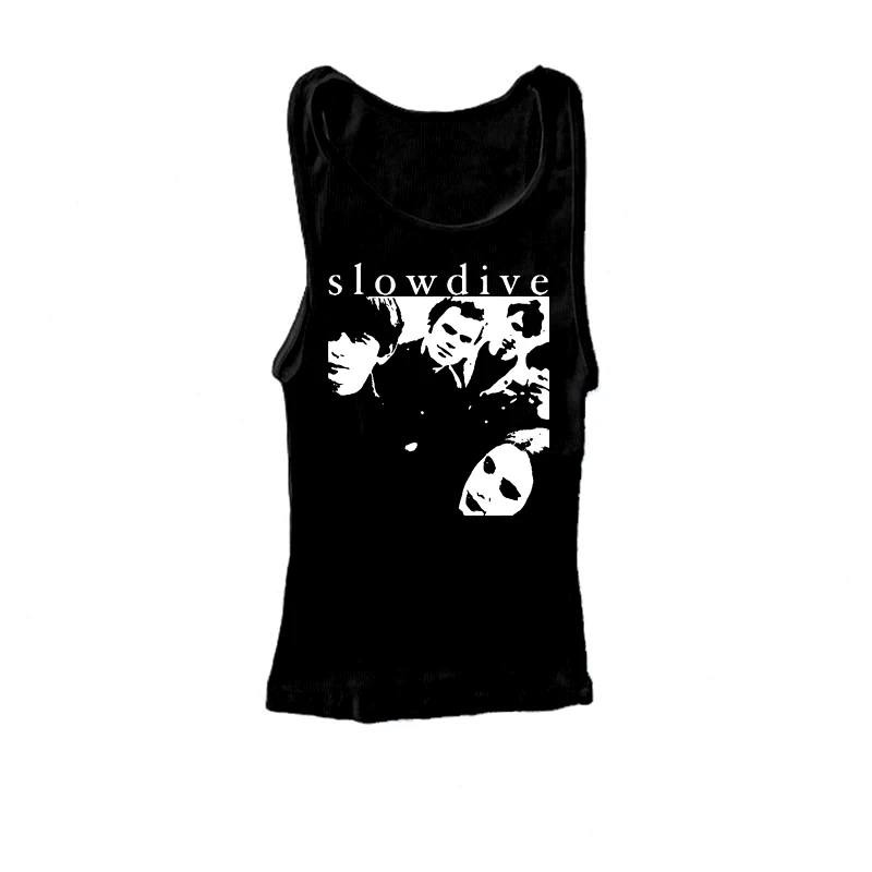 E-Girls Grunge-Print Ärmelloses Crop-Top Street 2000er Sexy Y2K-Stil Ästhetisches Vintage Harajuku Slim Tank-Top Damen Streetwear