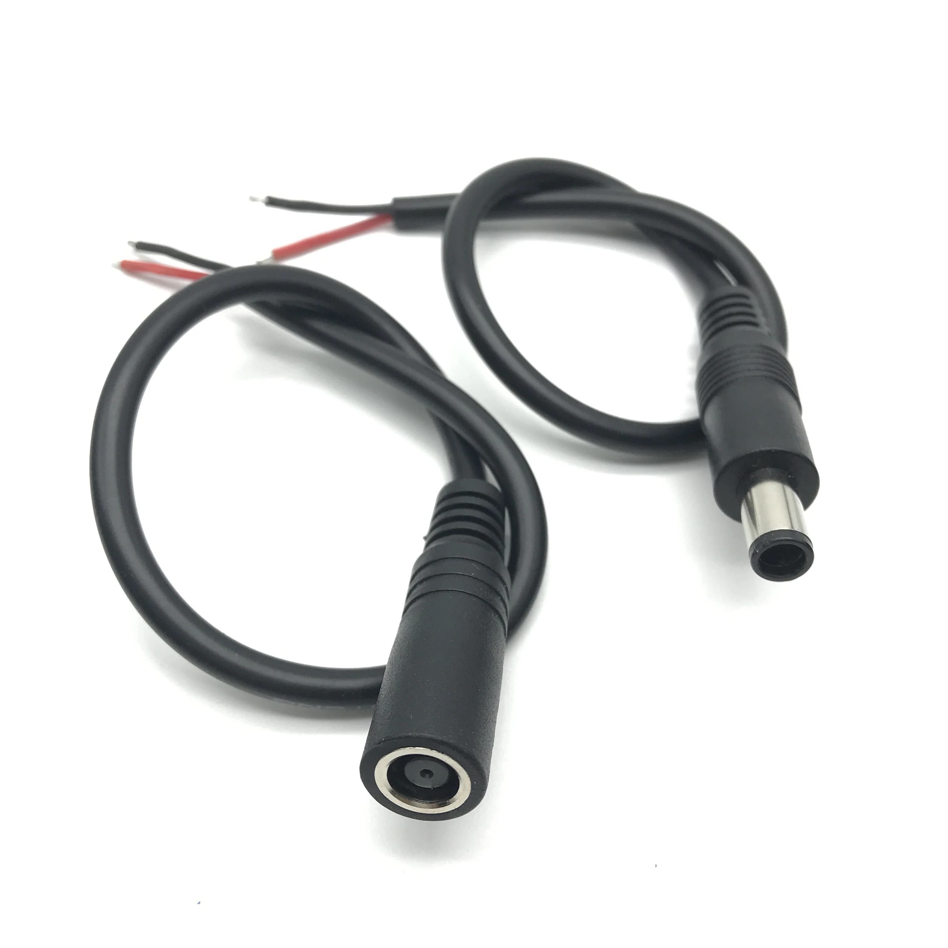 DC Tip 7.4 x 5.0mm 7.4*5.0MM Male Plug Connector Cable Cord For DELL HP Replacement 30cm/1ft 2PIN 18AWG