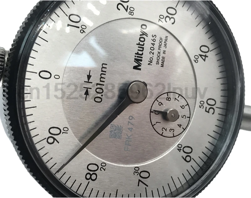 1PC Mitutoyo leva quadrante CNC indicatore quadrante indicatore 2046S 0-10mm misuratore preciso 0.01mm indicatore di risoluzione strumento di misurazione