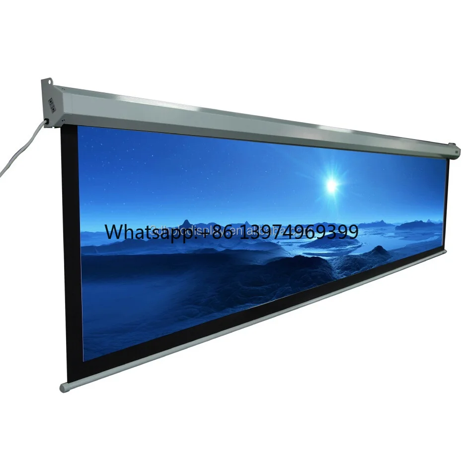 250 Inch Motorized Projector Screen,Large Electric Projection Screen