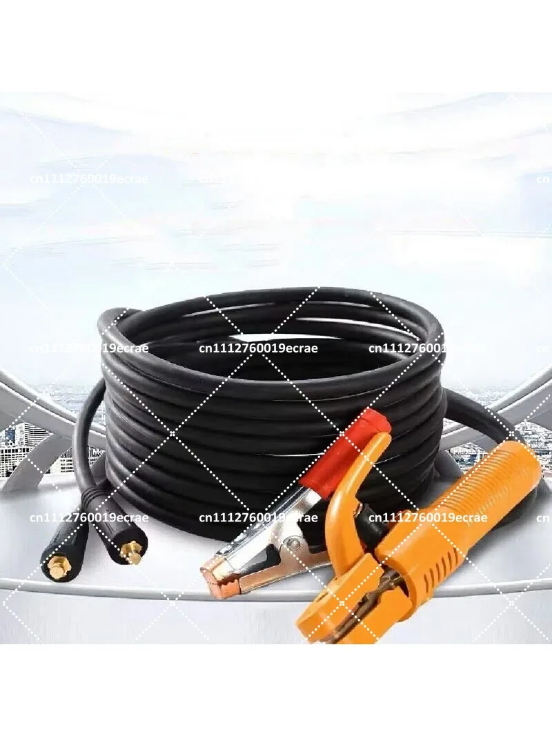 Welding Electrode Holder with 5M Cable and Earth Clamp with 3M Cable Ground Clamp Set