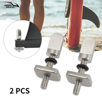2 PCS Surfboard Tail Fin Screws 316 stainless steel SUP Wakeboard Longboard Replace Screws Surfing Accessories