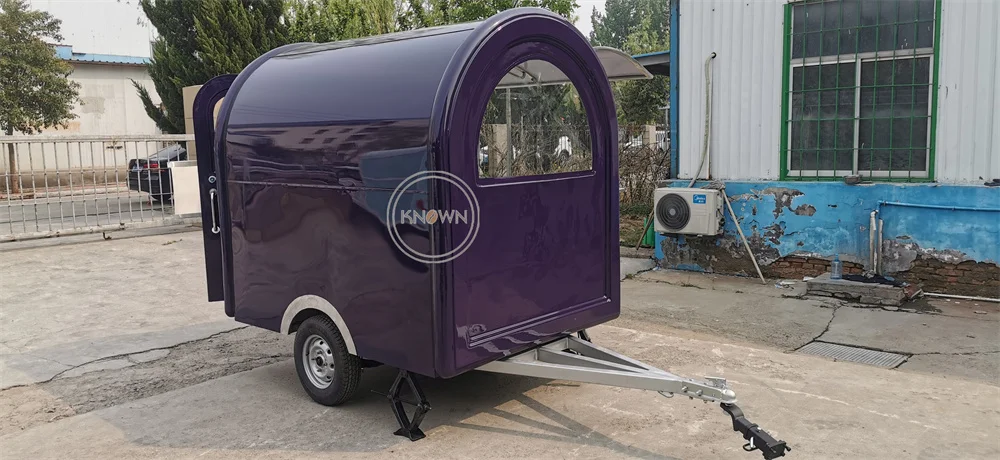 Food Concession Trailer Mobile Kitchen Snack Pizza Kiosk With Catering Equipments Fast Food Truck Trailer For Sale