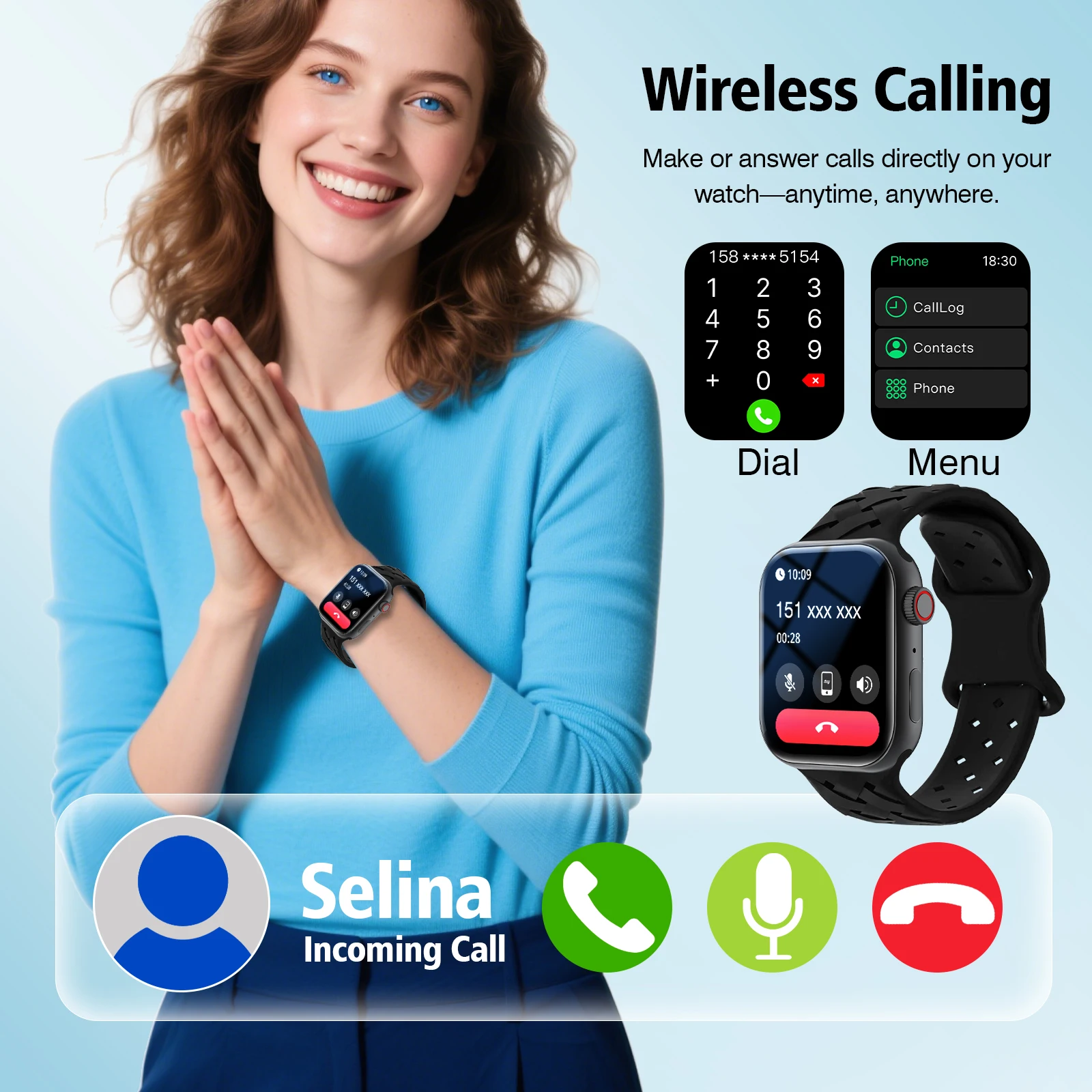 스마트워치 2026 2.01인치 터치 HD 스크린 음성 - Smartwatch Iphone Watch For Men 리뷰 및 가격