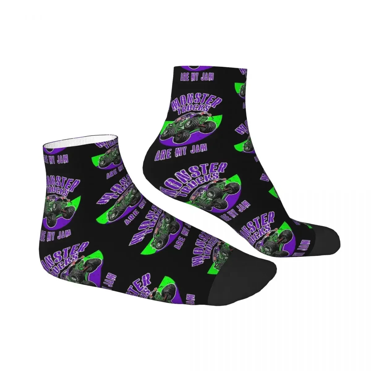 Monster Truck Are My Jam Grave Digger Vintage Art Backpack Socks Harajuku High Quality Stockings All Season Socks for Man Woman