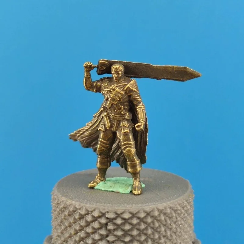 Metal Brass Mad Warrior Action Figures Board Game Pieces Miniature Ornament Accessories Personality Desktop Office Model Toys