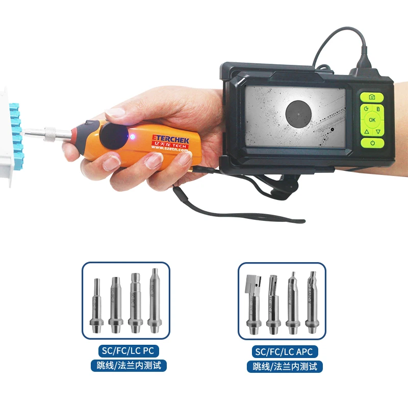 

China Supplier SC MPO MTP MT FA PC/APC Array Endface Detector Microscopio De Fibra Optica Fiber Optic Inspection Probe