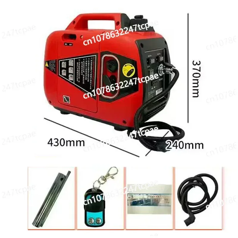 3KW Electric Vehicle Extended Range Generator Mute Portable Portable Free Installation Gasoline Engine DC Universal 48V 60V 72V