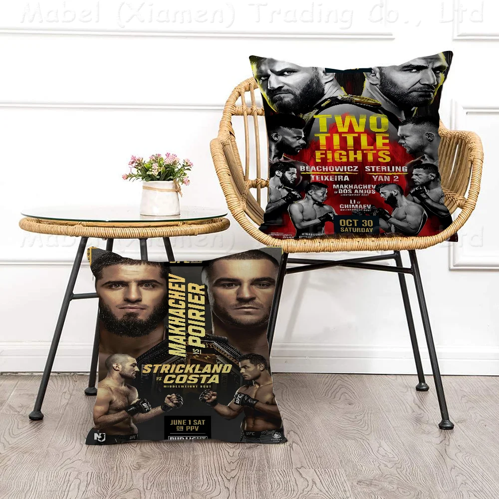 

Fighting Championship UFC Pillow Cover For Bedroom Room And Living Room Sofa Decorative Cushion Cover