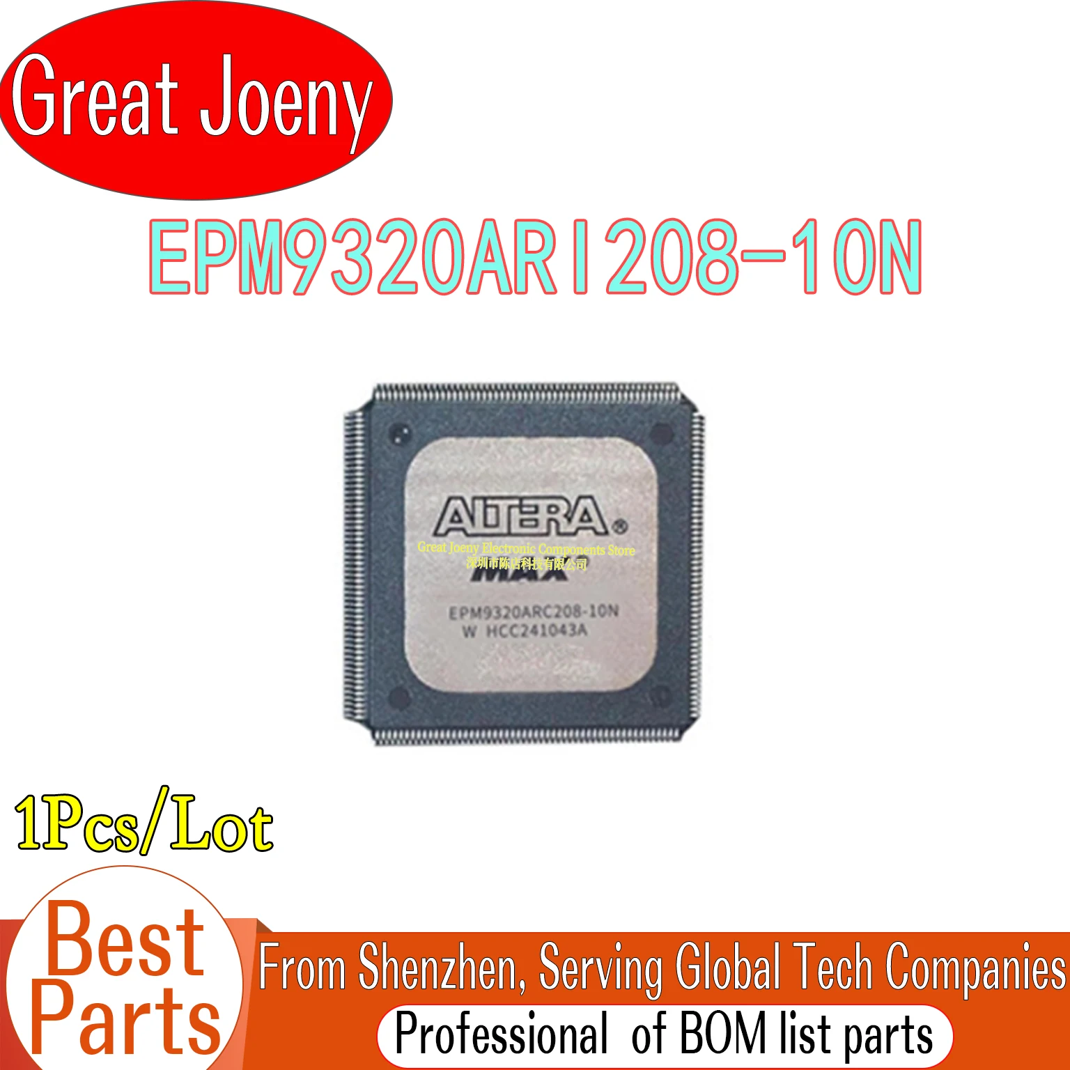 

100% New Original EPM9320ARI208 EPM9320ARI208-10N EPM9320ARI EPM9320 IC Chipset RQFP-208