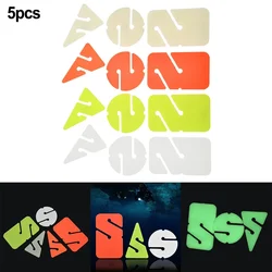 5pcs Cave Wreck Diving Marker ABS Technical Diving Triangle Line Arrow Markers corda di guida per Scuba Diving luce luminosa
