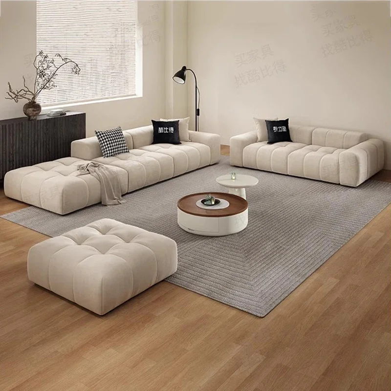 Nordic Italian Puffs Living Room Sofas Design Home Lazy Couch Lounge Modern Sofas Para Sala Frete Gratis Luxury Furniture