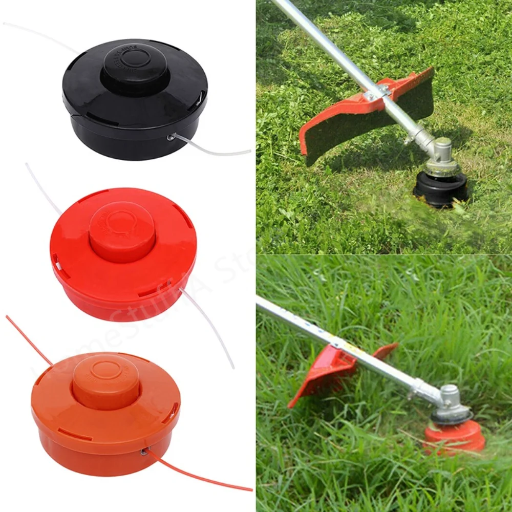 Universal Replacement Petrol Trimmer Head Stripmer Bump Feed Line Spool Brush Cutter Grass for Mower Power Tool Garden Supplies