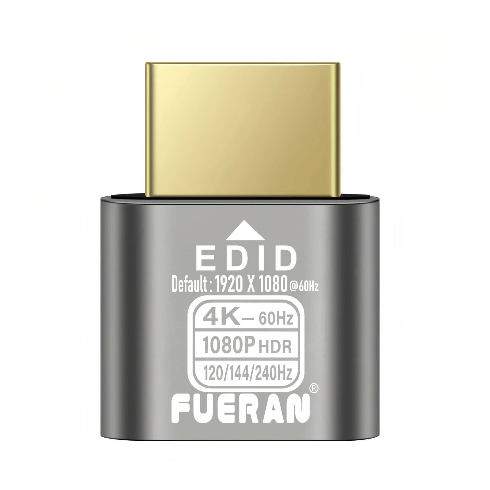 New HDMI Dummy Plug 4K HDR Virtual Monitor EDID Emulator, Headless Display Adapter, Supports 4K@60Hz, 1440P@120/144Hz, 1080P@120