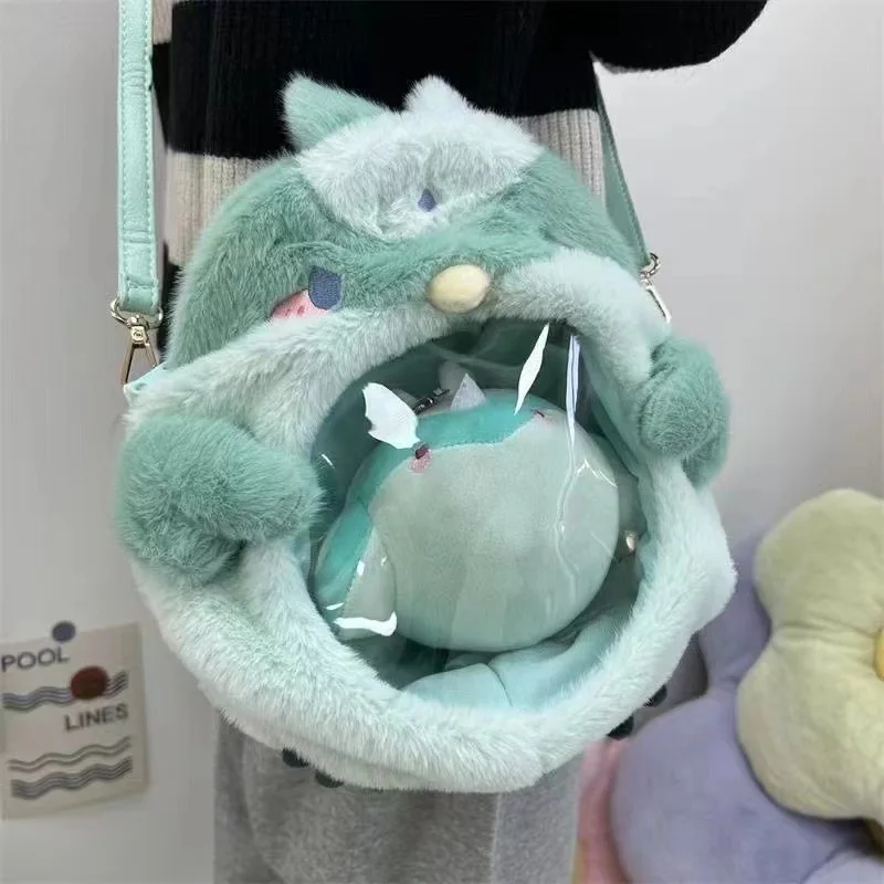 Sac chat mignon Anime Cosplay, sacs d'oiseaux animaux, décor de fête, jeu Kawaii Kazuha Tighnari, portefeuilles cadeaux de noël