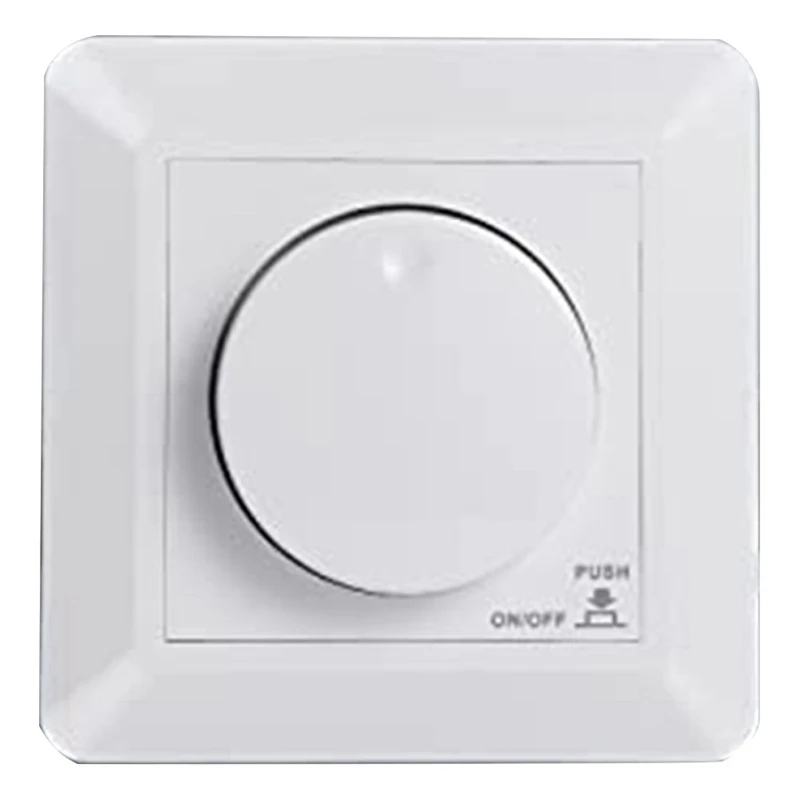 LED Dimmer Switch Flush-Mounted Dimmer Phase Control Dimmer For Dimmable LED And Halogen