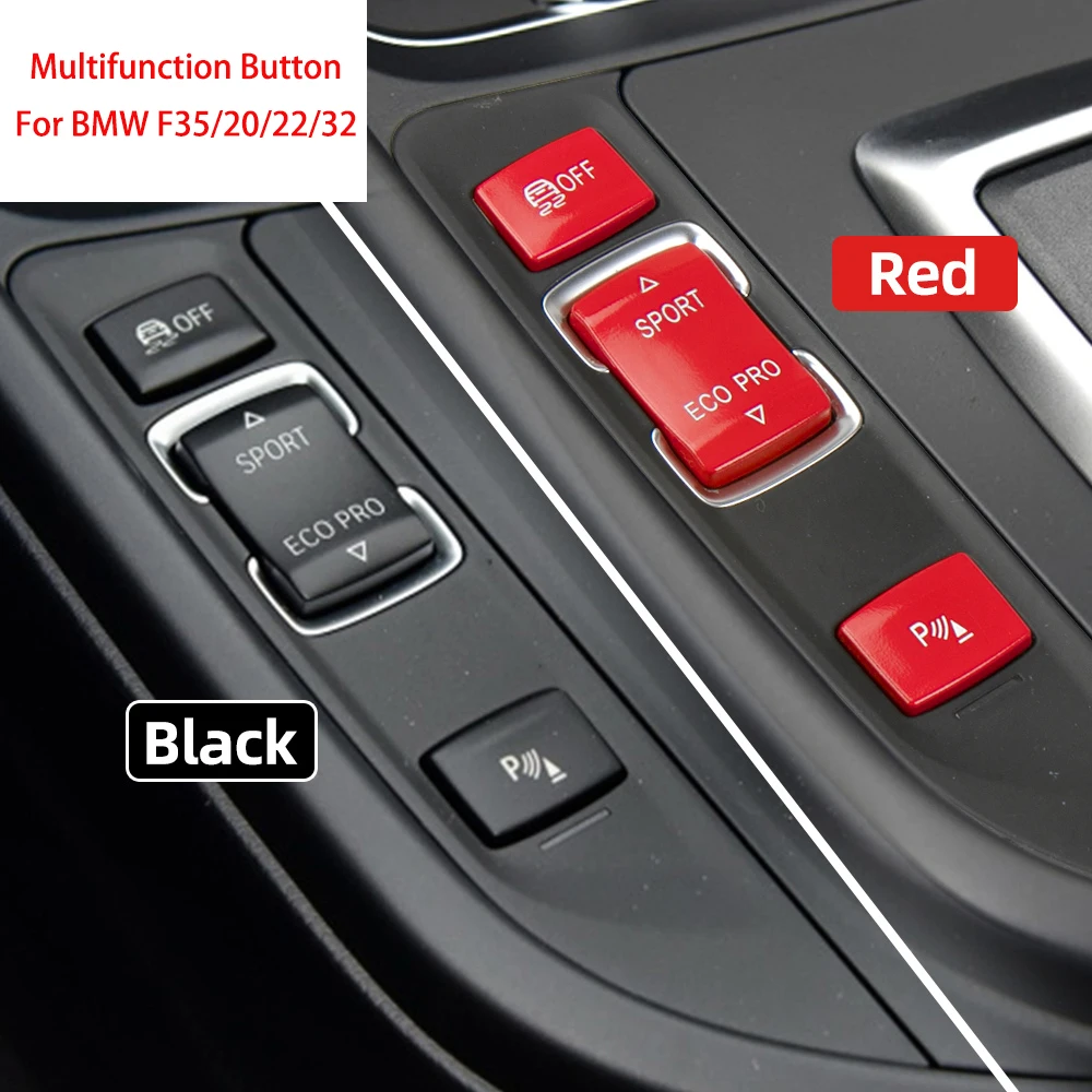 61319252912 Car Console ESP Antislip Switch Sport Button Radar Sensor Key Cover For BMW 1 2 3 4 Series F35 F20 F22 F32 12-18