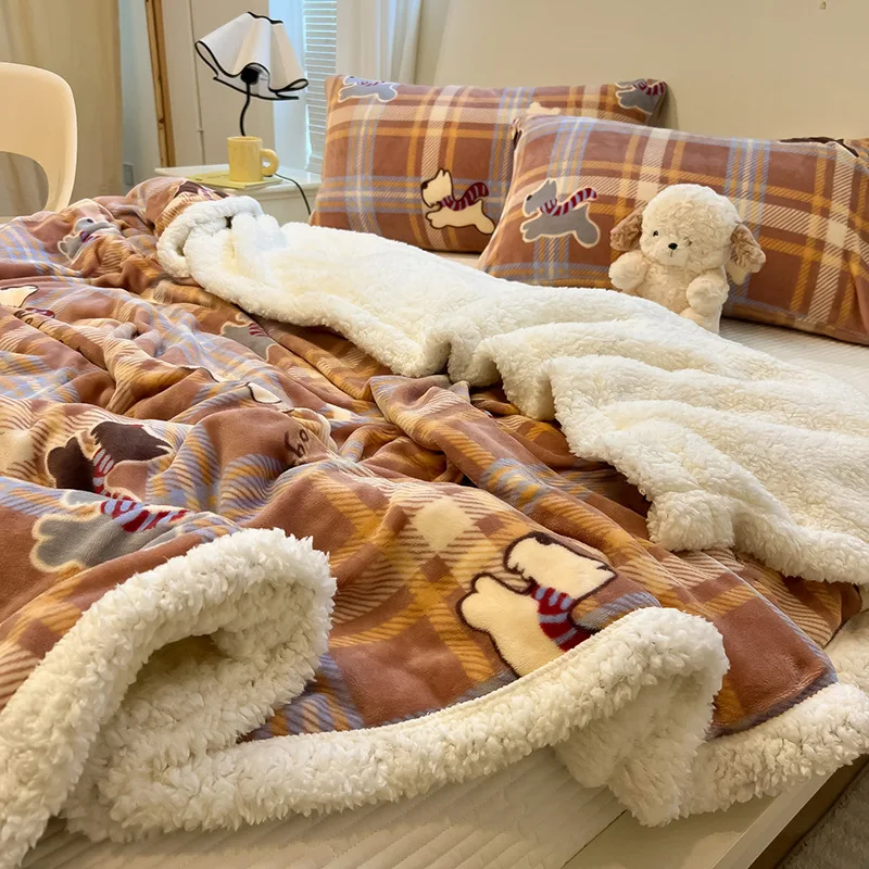 nuova-coperta-in-pile-di-agnello-2025-cartone-animato-carino-stile-ins-coperta-invernale-per-divano-coperta-ispessita-per-ufficio-e-pisolino