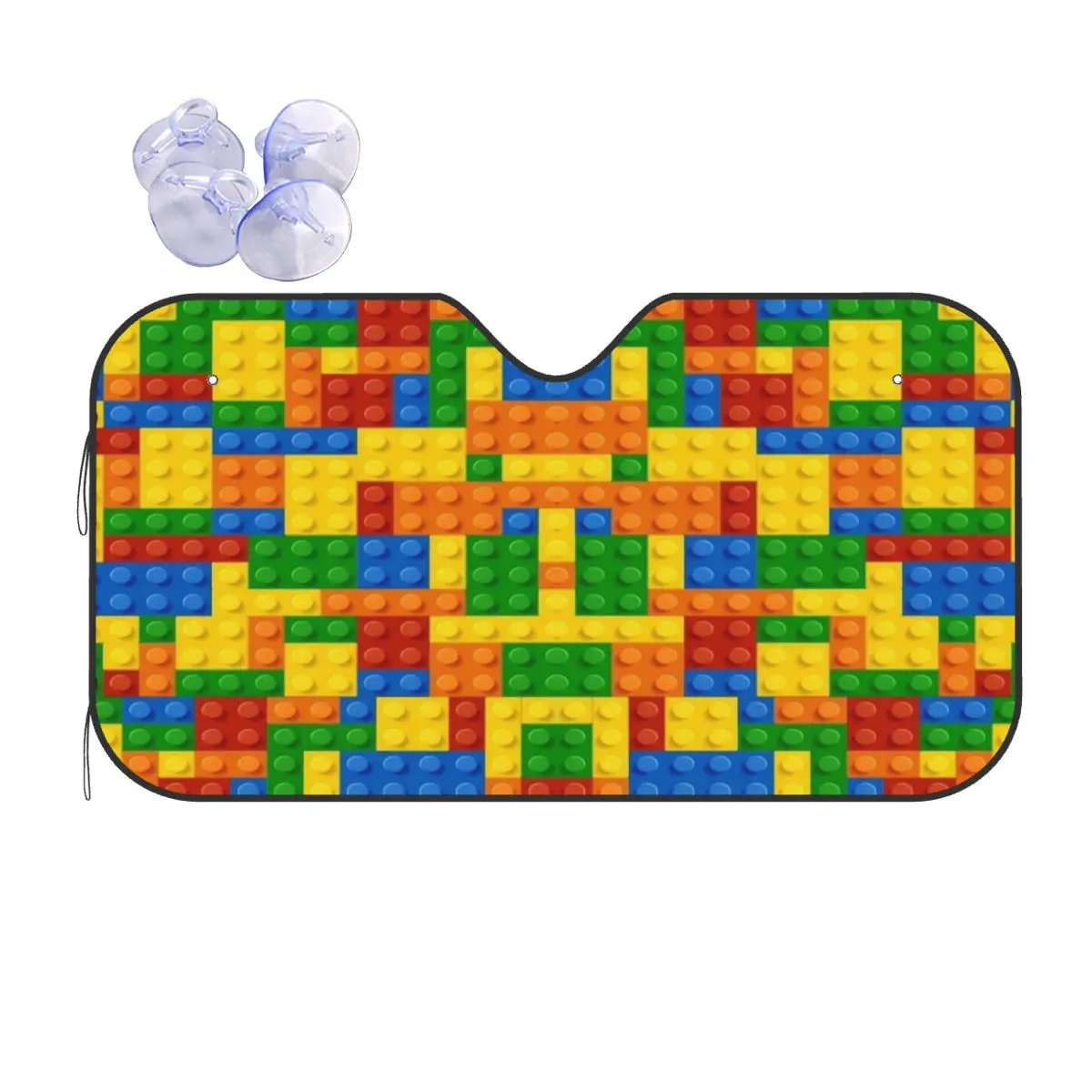 

Hit The Bricks Sunshade Windscreen Car Front Windshield Window Sun Visor Accessories Covers