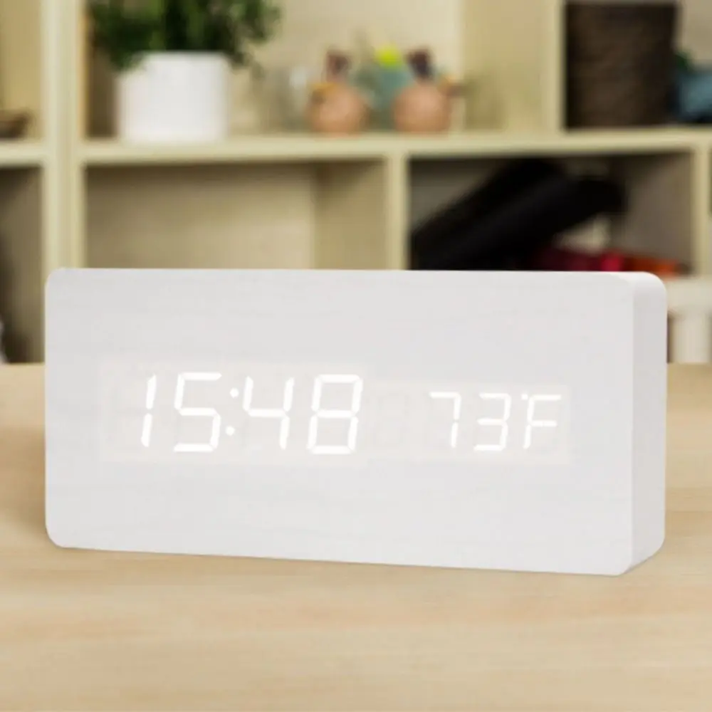 

Large Display Digital Alarm Clock Reminder Temperature Display LED Digital Clock LED Digital Display 3set Alrams