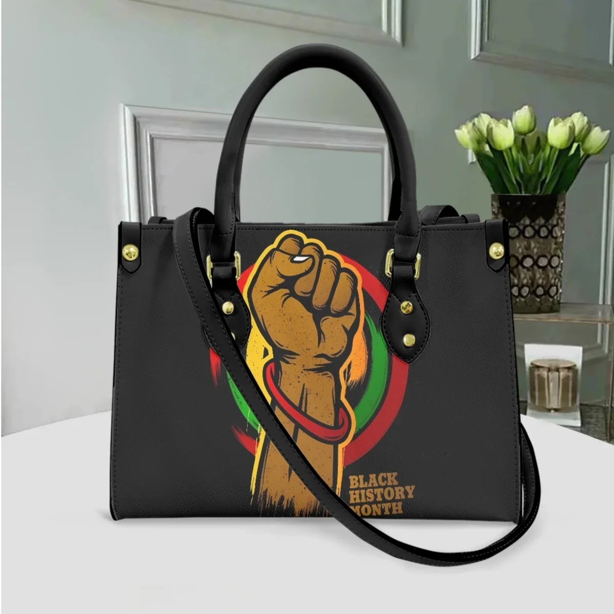 Cross Body Bags Black History Fist Luxury Design Totes Gift High Quality Girls Casual HandBags New Commuter Popular Clutch 2023