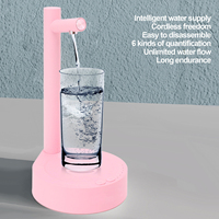 Desktop Water Bottle Dispenser Portable Removable 6 Speed Adjustable Electric Water Bottle Pump for Home Office and Outdoor