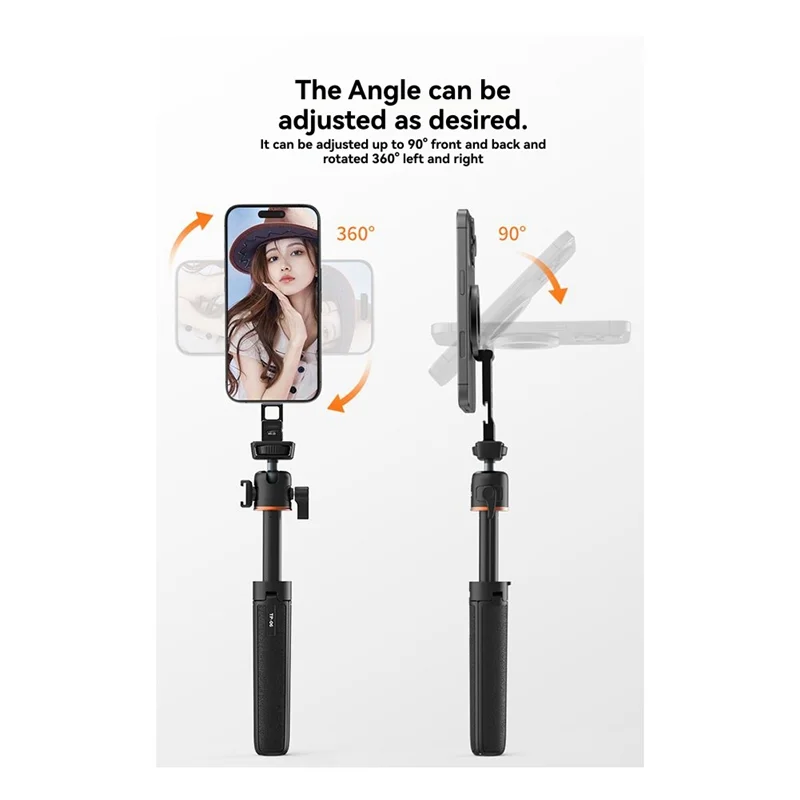 FFYY-حامل الهاتف المغناطيسي- Vrig Mg-23 ملحق سفر قابل للطي مع حذاء بارد وفتحة حامل ثلاثي القوائم لمدونات الفيديو وحوامل الجيب