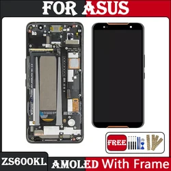 No Problem For ASUS ROG Phone ZS600KL LCD Display Touch Screen Digitizer Assembly For ZS600kl Athletic Grade HD Display