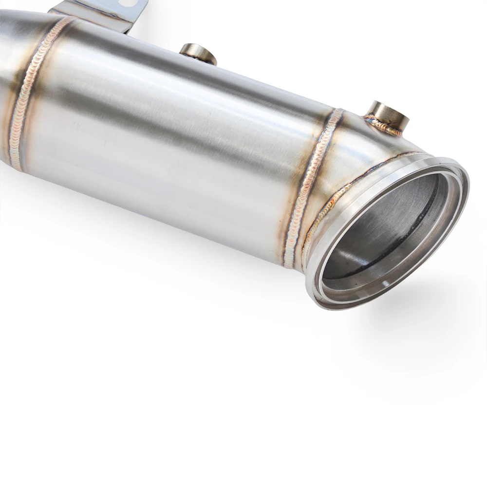 

Подходит для BMW M240 M240i G42 B58 3.0T 2021-2023 с теплозащитным экраном, выхлопная труба автомобиля, высокопроизводительная водосточная труба