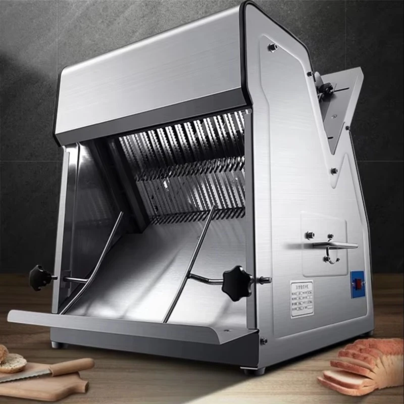 Bakery Processing Equipment Commercial Automatic Toast Slicer Stainless Steel Bread Loaf Cutting Machine Customized