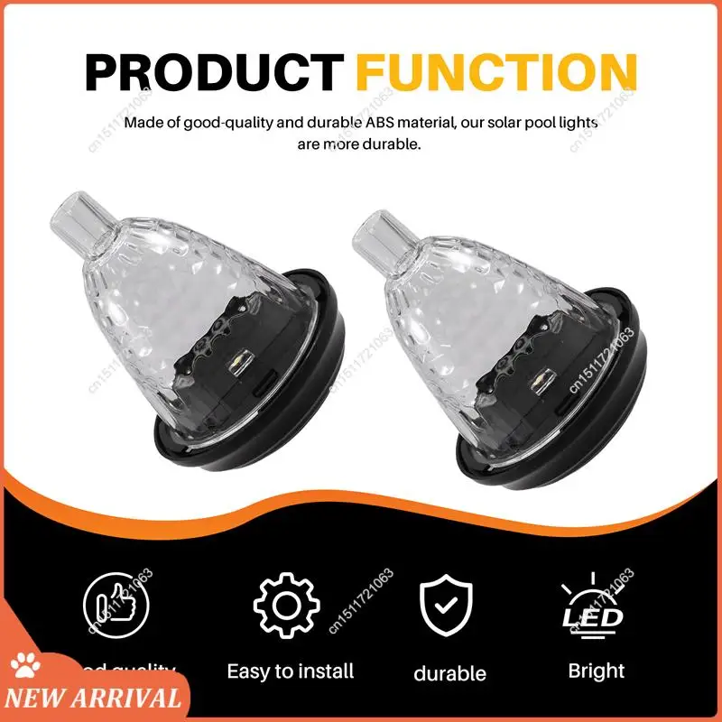 

Emption!Solar Lighting Kit: 4 Lights For Above Ground Pool Fence, Perfect For Outdoor Poolside Decoration