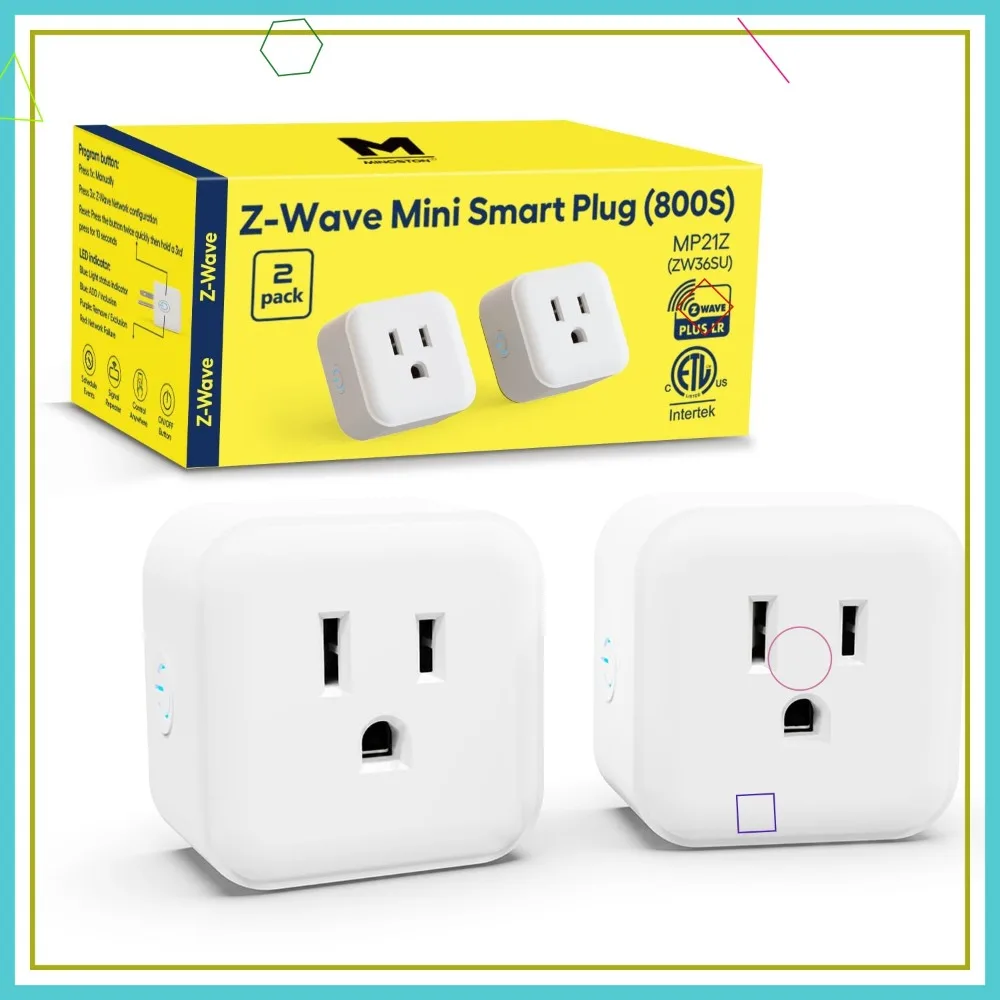 

Умная розетка с поддержкой Z-Wave Hub, мини-розетка для Alexa и Google Assistant, сертифицирована FCC