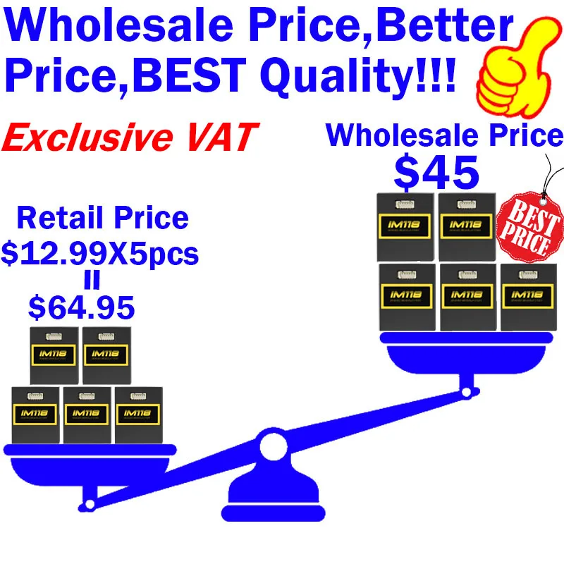 Wholesale ITCARDIAG IM118 IMMO Off Emulator For PSA Group Car Immobiliser Emulador for Citroen for Fiat for Peugeot