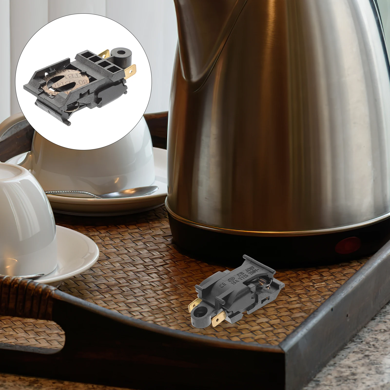 

12pcs Thermostat 16A 250V Temperature Control Switch Metal Thermal For Oven Heater Coffee Machine Water Kettle Electric