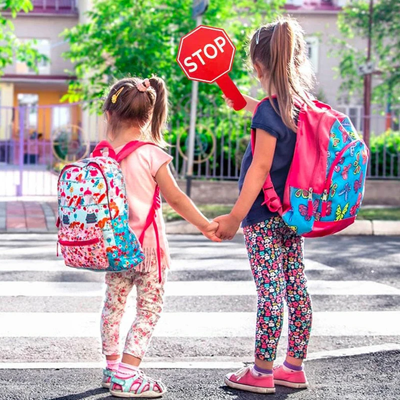 4Pcs Game Hand Holding Toy Answer Paddle Classroom Judging Board Traffic Safety Sign Kids Educational Teaching Tools Props